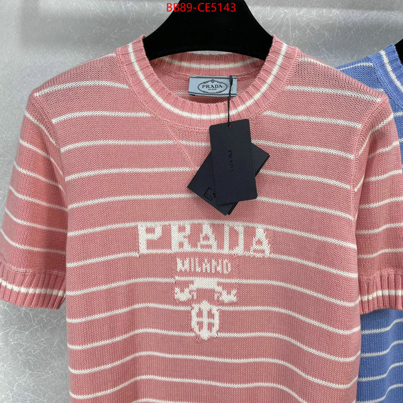 Clothing-Prada shop cheap high quality 1:1 replica ID: CE5143 $: 89USD
