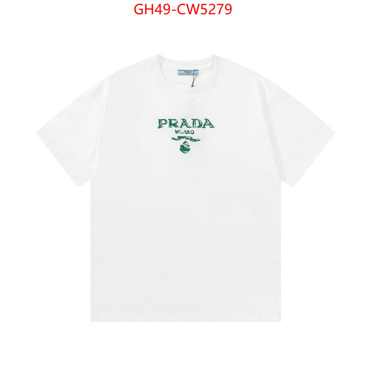 Clothing-Prada where should i buy replica ID: CW5279 $: 49USD