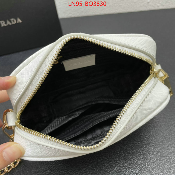 Prada Bags (4A)-Diagonal- top quality designer replica ID: BO3830 $: 95USD