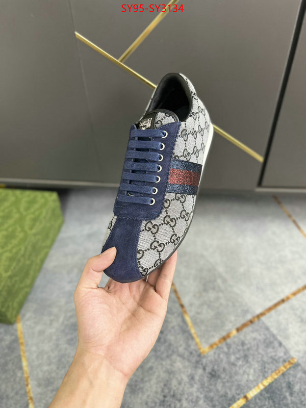 Men Shoes-Gucci what is aaaaa quality ID: SY3134 $: 95USD