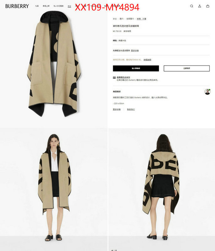 Scarf-Burberry buy the best replica ID: MY4894 $: 109USD