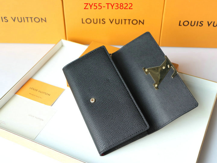 LV Bags(4A)-Wallet buying replica ID: TY3822 $: 55USD