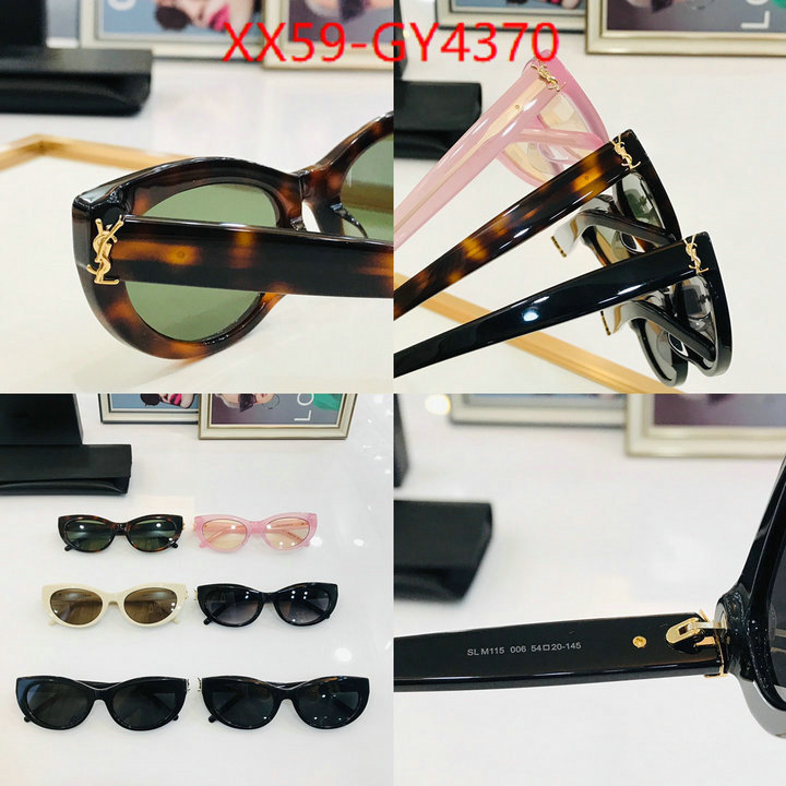 Glasses-YSL brand designer replica ID: GY4370 $: 59USD