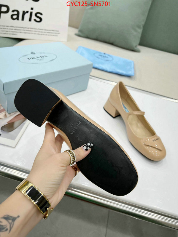 Women Shoes-Prada the quality replica ID: SN5701 $: 125USD
