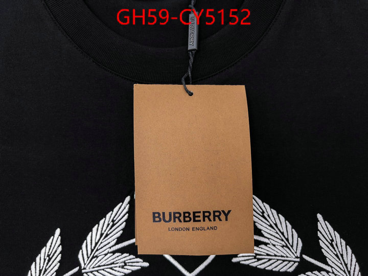 Clothing-Burberry buy high-quality fake ID: CY5152 $: 59USD