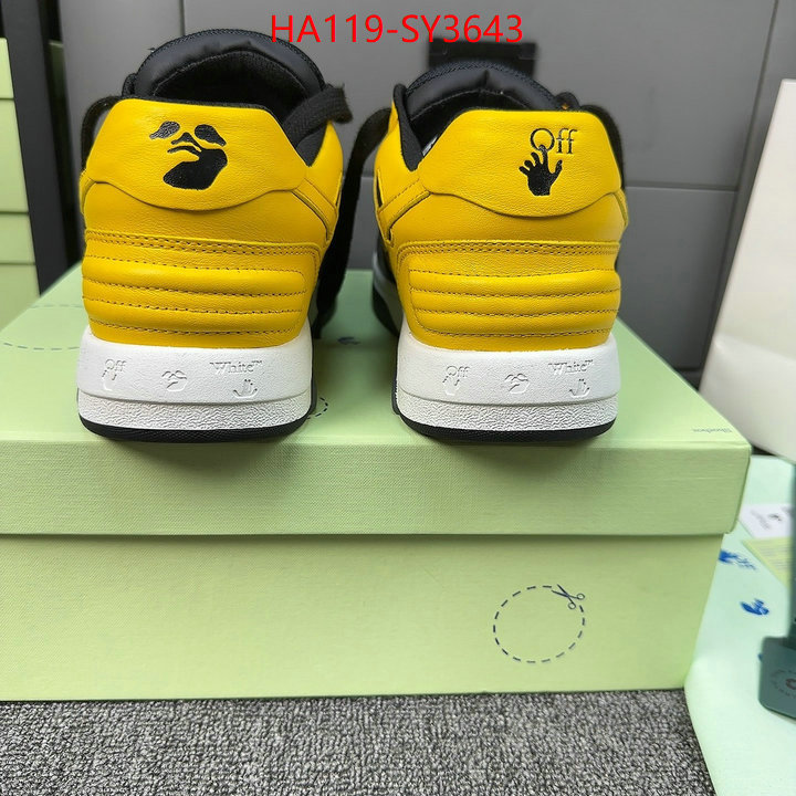 Men Shoes-Offwhite top quality ID: SY3643 $: 119USD