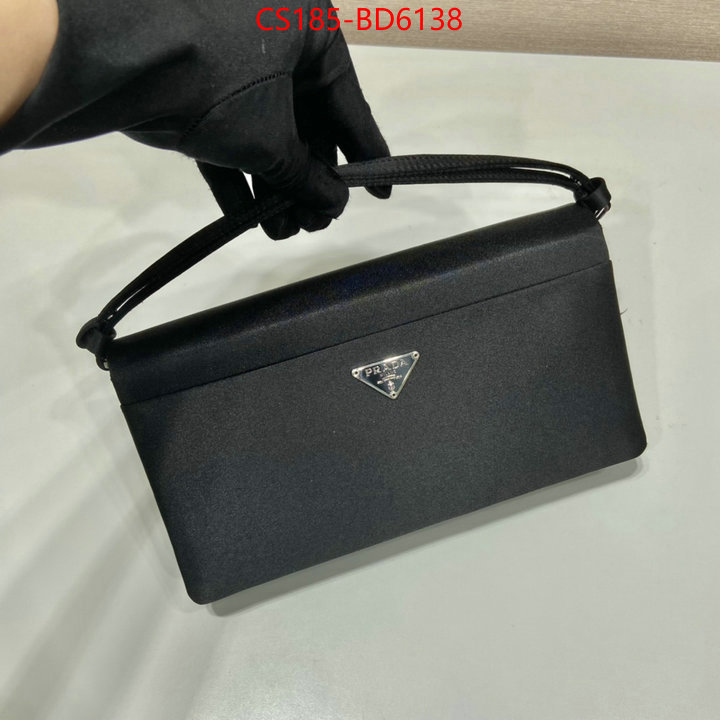 Prada Bags (TOP)-Handbag- brand designer replica ID: BD6138 $: 185USD