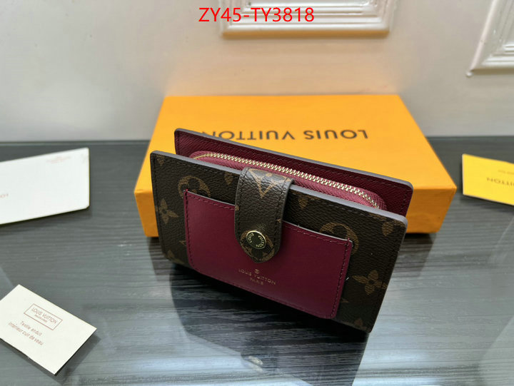 LV Bags(4A)-Wallet buy 2023 replica ID: TY3818 $: 45USD