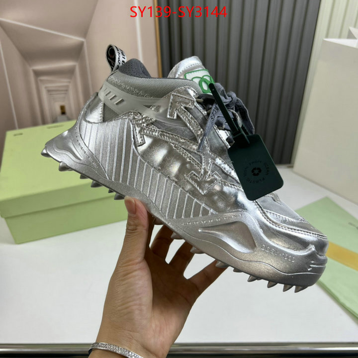 Men Shoes-Offwhite replica aaaaa designer ID: SY3144 $: 139USD