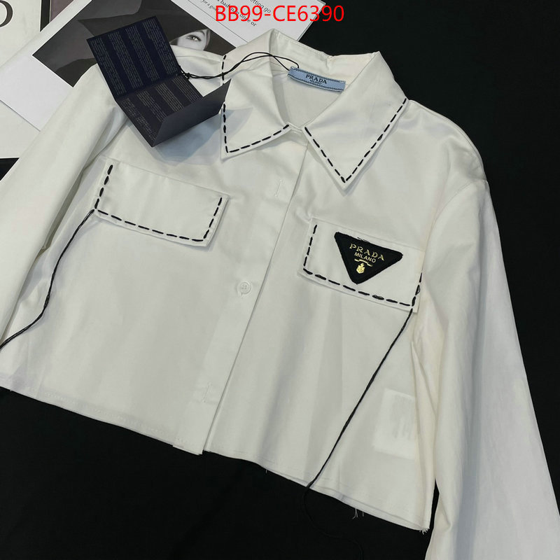 Clothing-Prada designer high replica ID: CE6390 $: 99USD