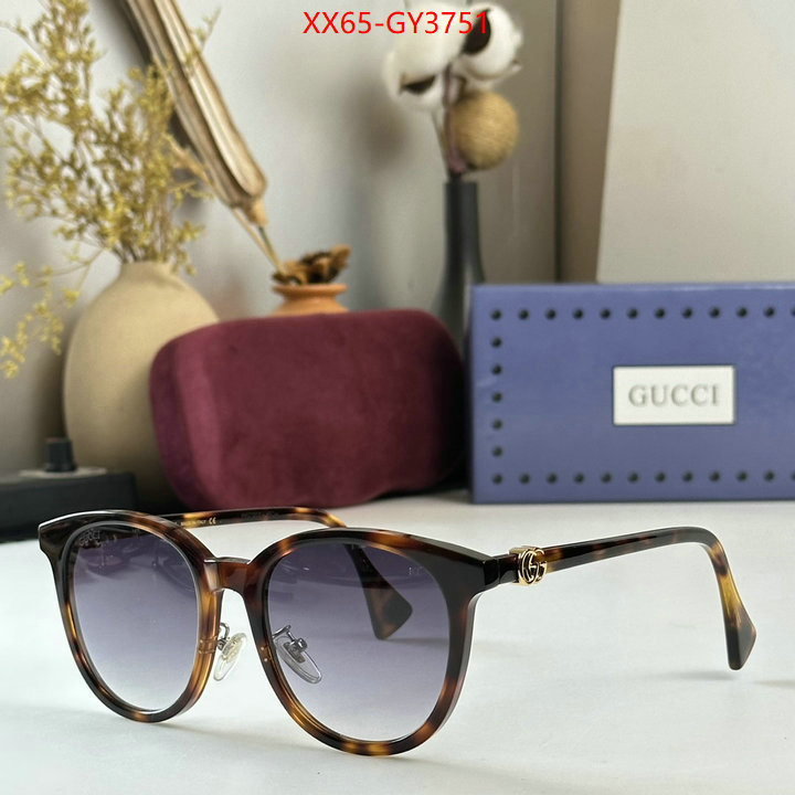 Glasses-Gucci 2023 aaaaa replica 1st copy ID: GY3751 $: 65USD