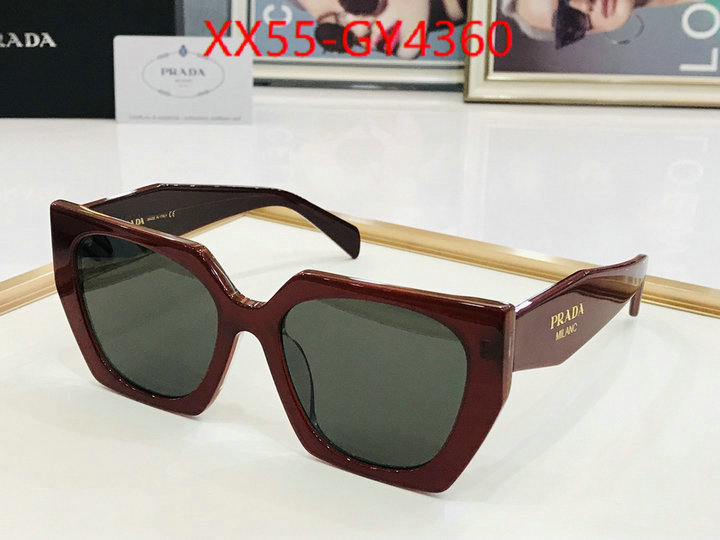 Glasses-Prada replica 2023 perfect luxury ID: GY4360 $: 55USD