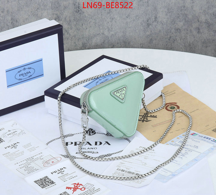 Prada Bags (4A)-Triangle where to buy fakes ID: BE8522 $: 69USD