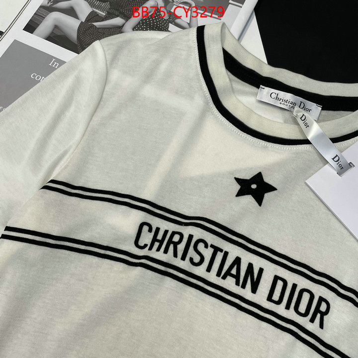 Clothing-Dior replcia cheap from china ID: CY3279 $: 75USD