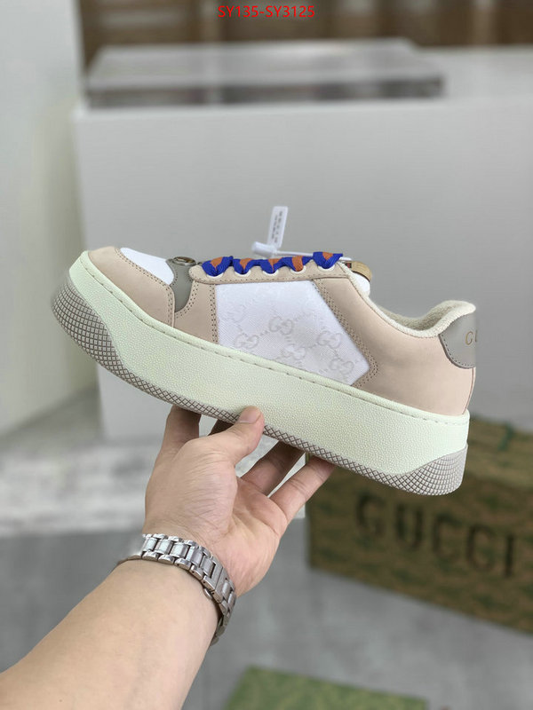 Men Shoes-Gucci new designer replica ID: SY3125 $: 135USD