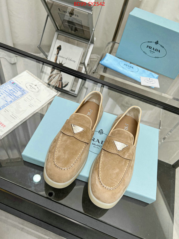 Women Shoes-Prada 2023 aaaaa replica 1st copy ID: SY2542 $: 99USD