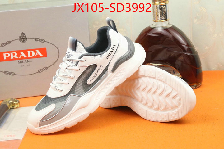 Men shoes-Prada aaaaa class replica ID: SD3992 $: 105USD