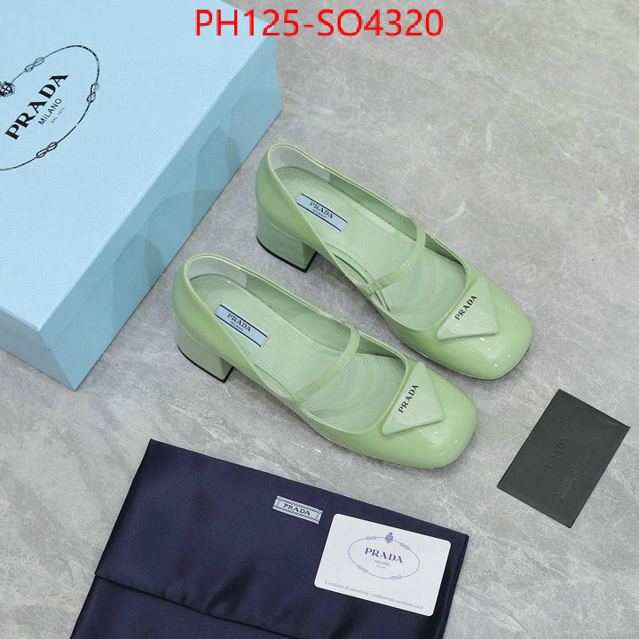 Women Shoes-Prada top quality fake ID: SO4320 $: 125USD