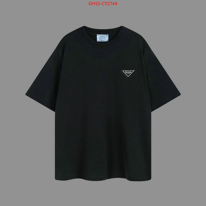 Clothing-Prada shop designer replica ID: CY2744 $: 55USD