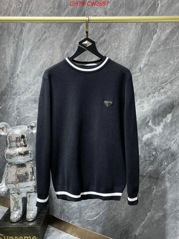 Clothing-Prada buy best high-quality ID: CW2697 $: 79USD