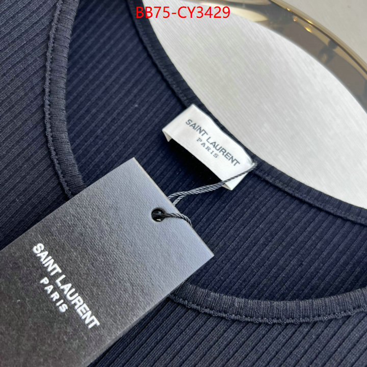 Clothing-YSL buy best quality replica ID: CY3429 $: 75USD