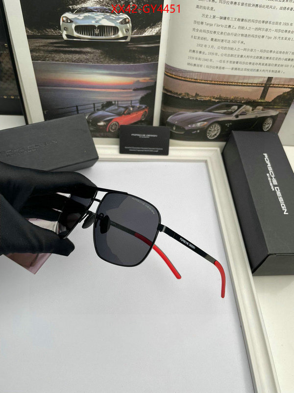 Glasses-Porsche aaaaa quality replica ID: GY4451 $: 42USD