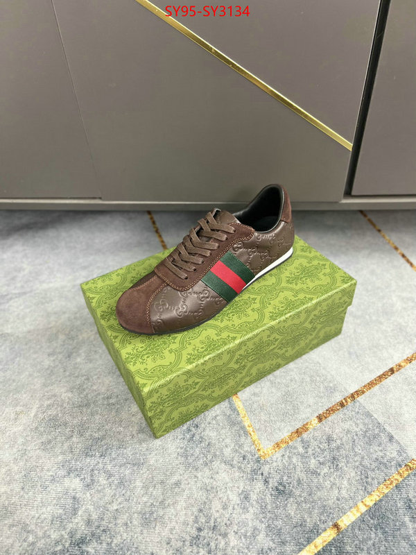 Men Shoes-Gucci what is aaaaa quality ID: SY3134 $: 95USD