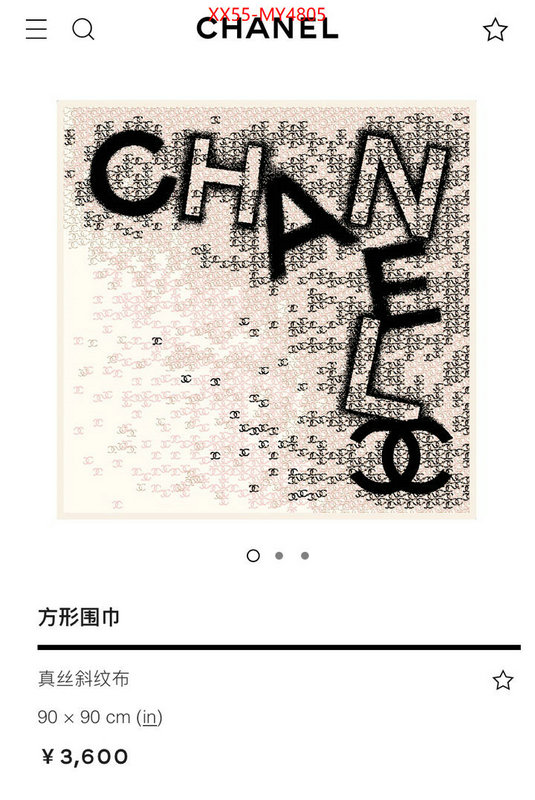 Scarf-Chanel hot sale ID: MY4805 $: 55USD