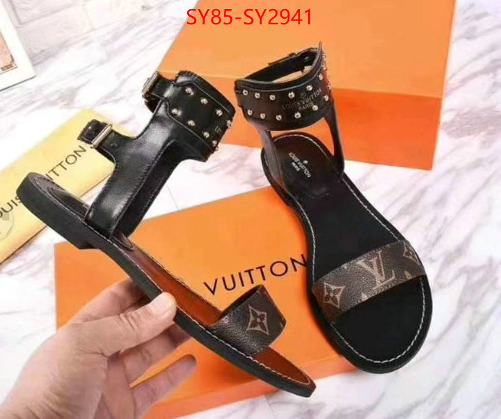 Women Shoes-LV how to find replica shop ID: SY2941 $: 85USD
