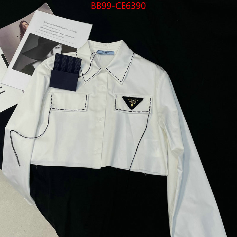 Clothing-Prada designer high replica ID: CE6390 $: 99USD