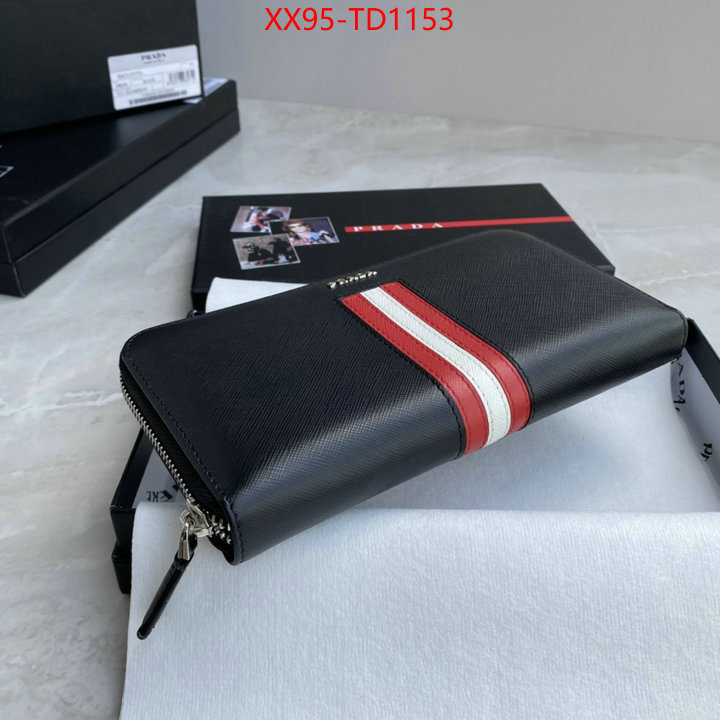 Prada Bags (TOP)-Wallet 2023 aaaaa replica 1st copy ID: TD1153 $: 95USD