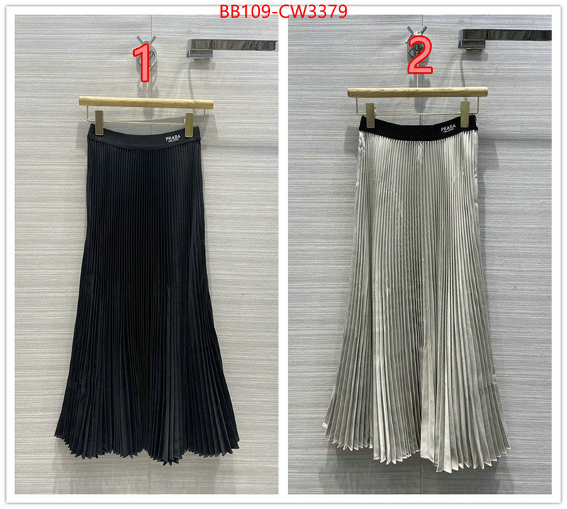 Clothing-Prada how to buy replica shop ID: CW3379 $: 109USD