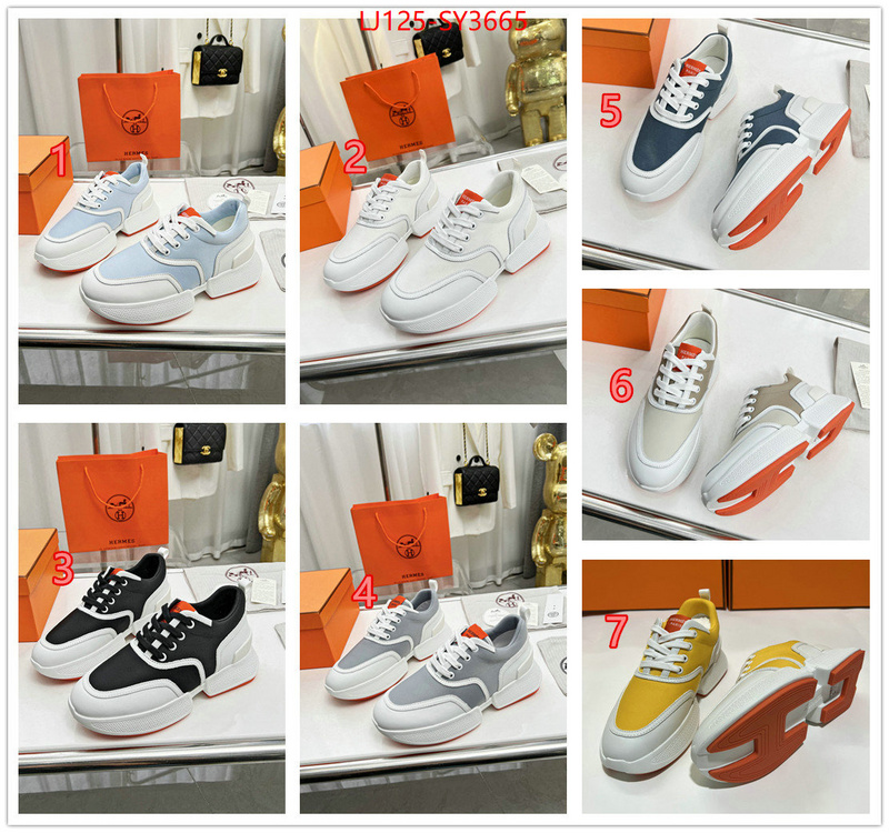 Women Shoes-Hermes top perfect fake ID: SY3665 $: 125USD