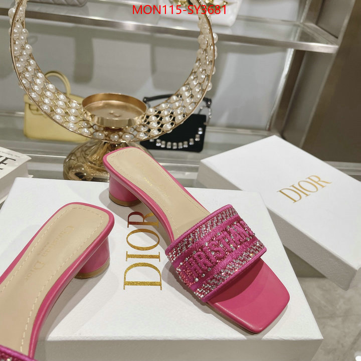 Women Shoes-Dior where should i buy to receive ID: SY3681 $: 115USD