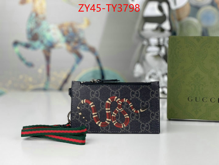 Gucci Bags(4A)-Wallet- new designer replica ID: TY3798 $: 45USD