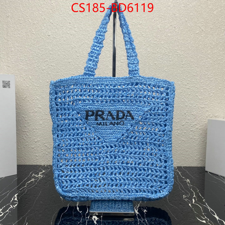 Prada Bags (TOP)-Handbag- the best affordable ID: BD6119 $: 185USD