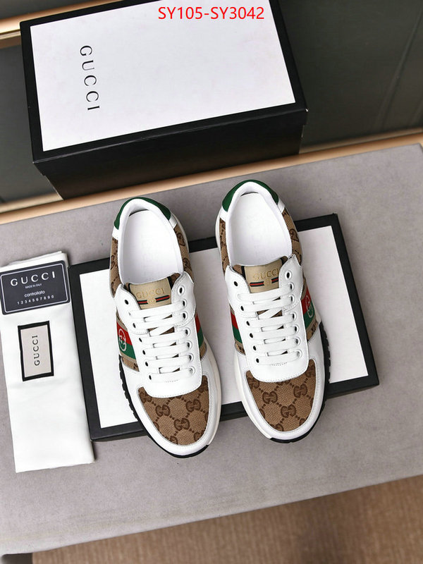 Men Shoes-Gucci where to buy replicas ID: SY3042 $: 105USD