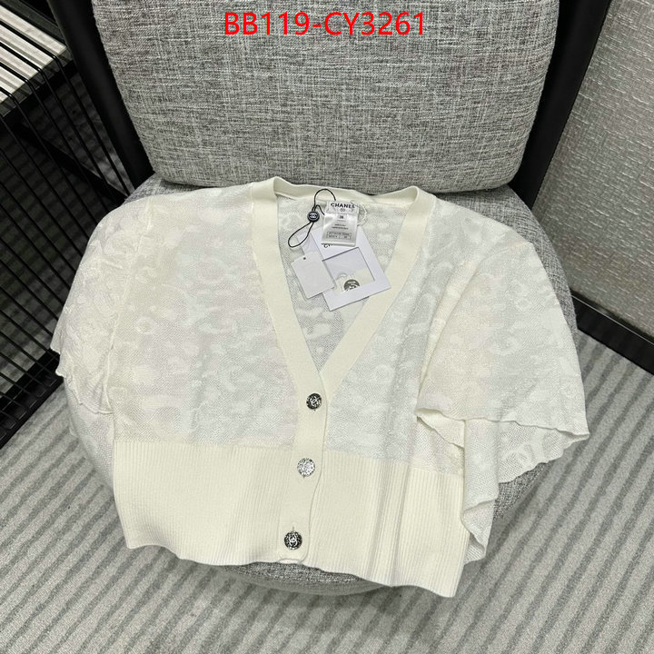 Clothing-Chanel what best replica sellers ID: CY3261 $: 119USD