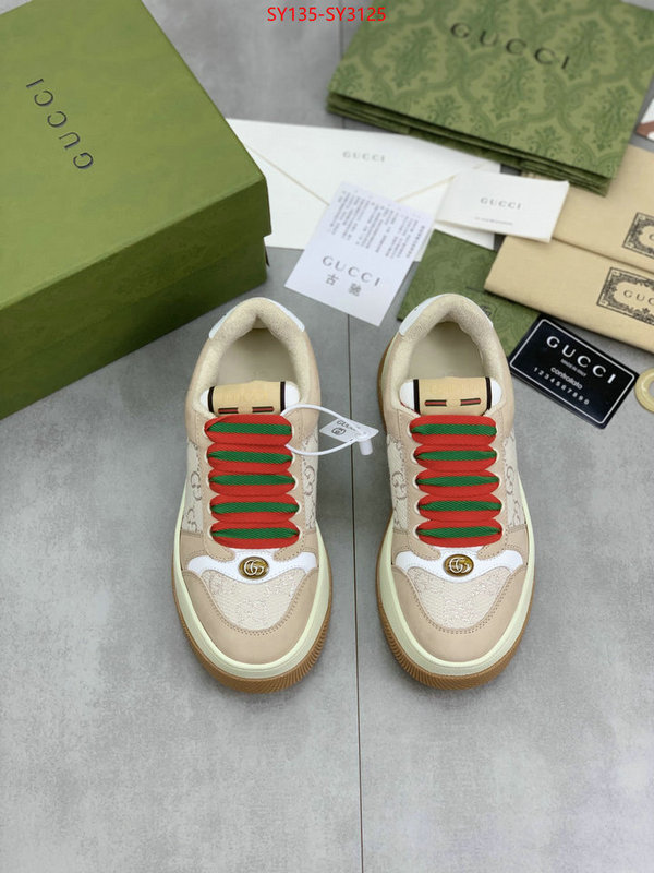 Men Shoes-Gucci new designer replica ID: SY3125 $: 135USD