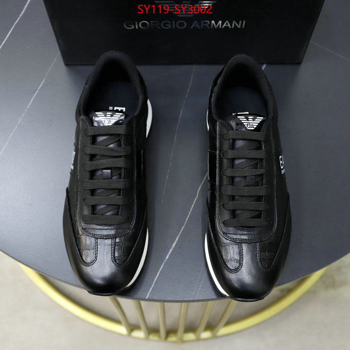 Men shoes-Armani where can i buy the best quality ID: SY3002 $: 119USD