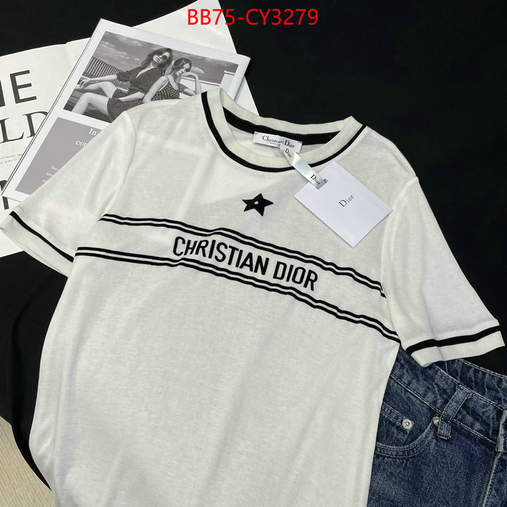 Clothing-Dior replcia cheap from china ID: CY3279 $: 75USD