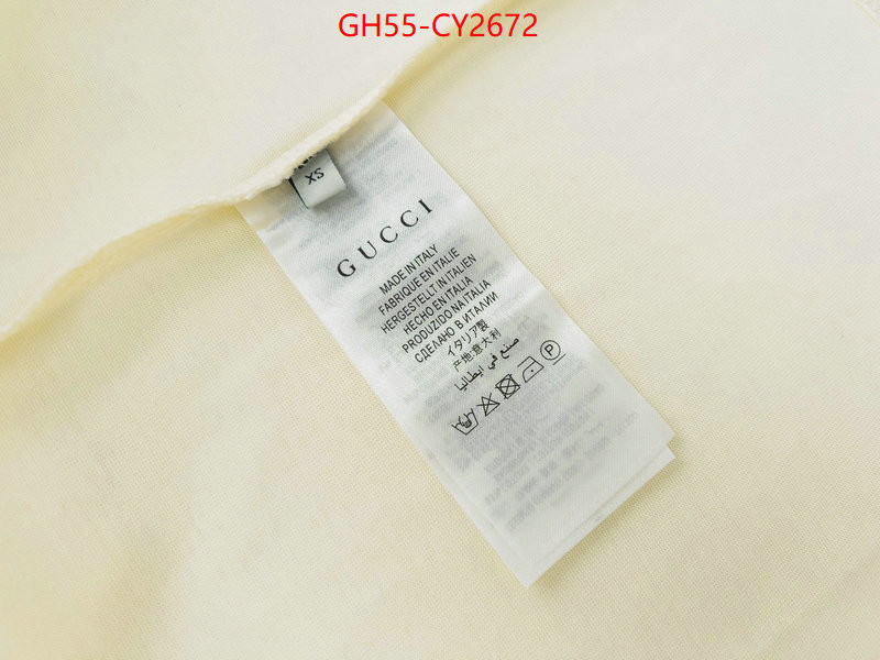 Clothing-Gucci luxury fake ID: CY2672 $: 55USD