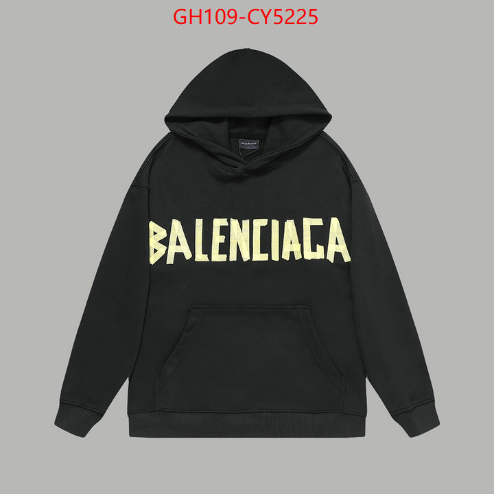 Clothing-Balenciaga designer fashion replica ID: CY5225 $: 109USD