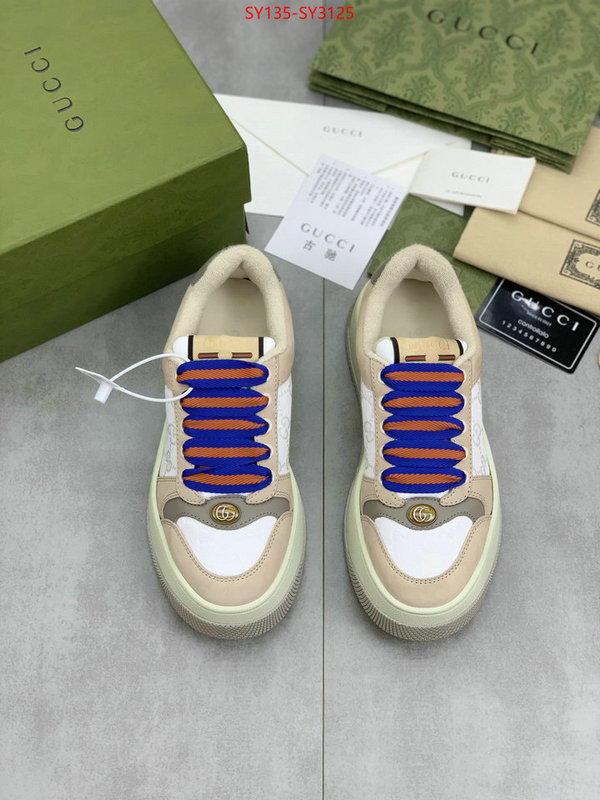 Men Shoes-Gucci new designer replica ID: SY3125 $: 135USD