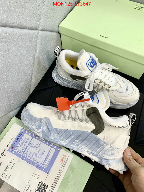 Women Shoes-Offwhite exclusive cheap ID: SY3647 $: 125USD