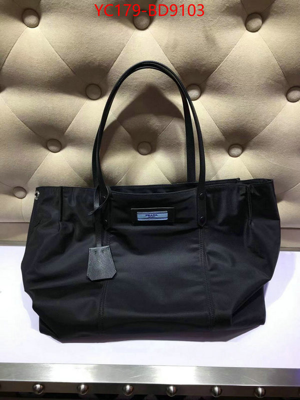 Prada Bags (TOP)-Handbag- aaaaa+ quality replica ID: BD9103 $: 179USD