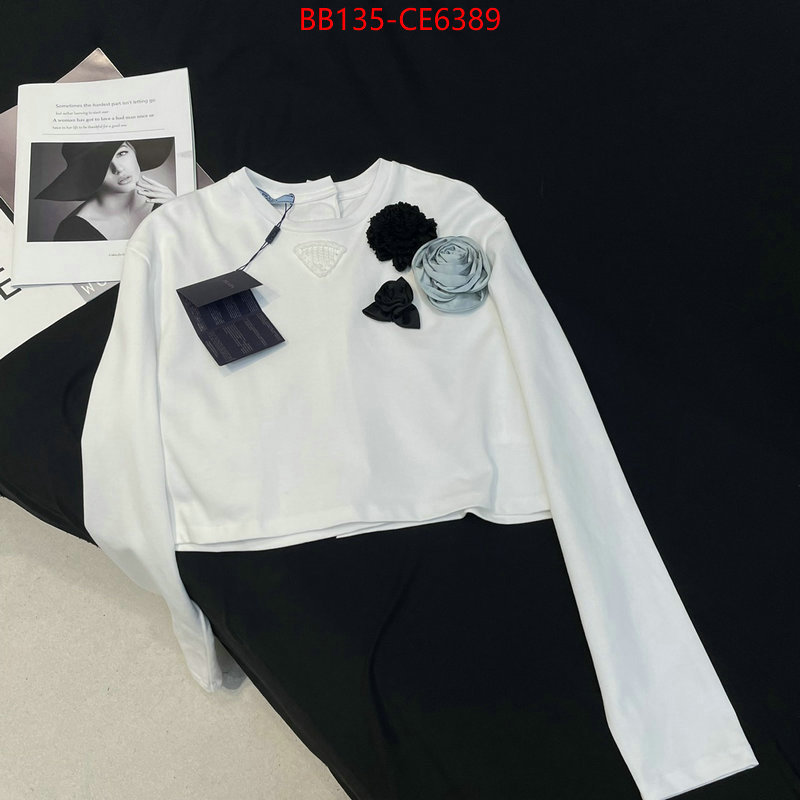 Clothing-Prada mirror quality ID: CE6389 $: 135USD