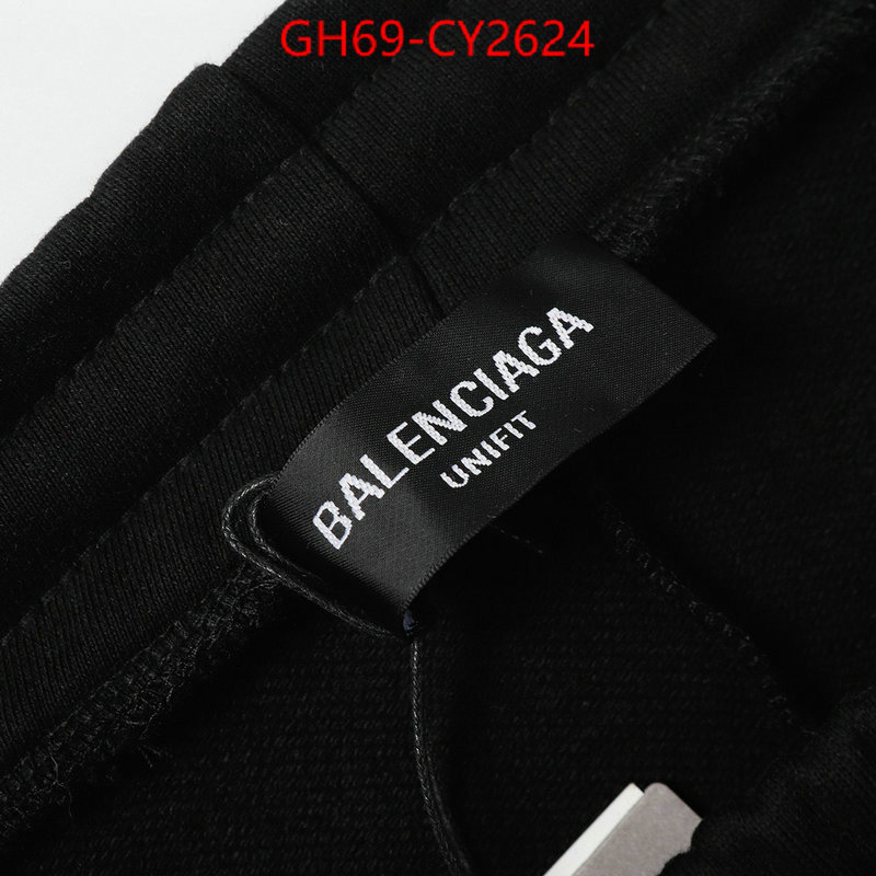 Clothing-Balenciaga buy cheap ID: CY2624 $: 69USD