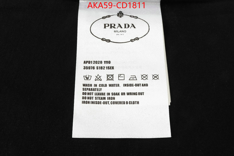 Clothing-Prada designer 1:1 replica ID: CD1811 $: 59USD