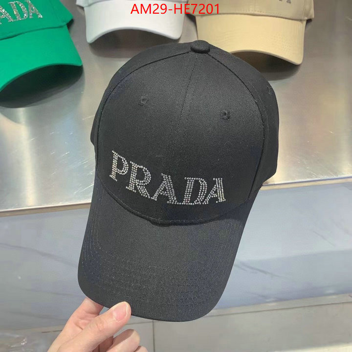 Cap (Hat)-Prada what is a 1:1 replica ID: HE7201 $: 29USD